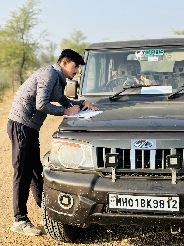 Sachin expresses his observations in Hindi, infused with deep emotions and rich local insights.